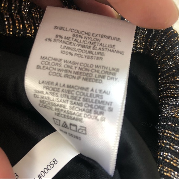 Express cropped shimmer tank top M - Picture 5 of 6